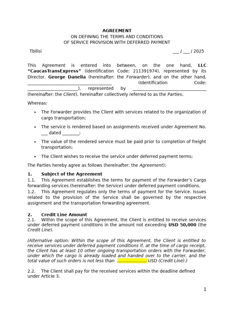 3 - Deffered Payment Agreement | PDF | Justice | Crime & Violence