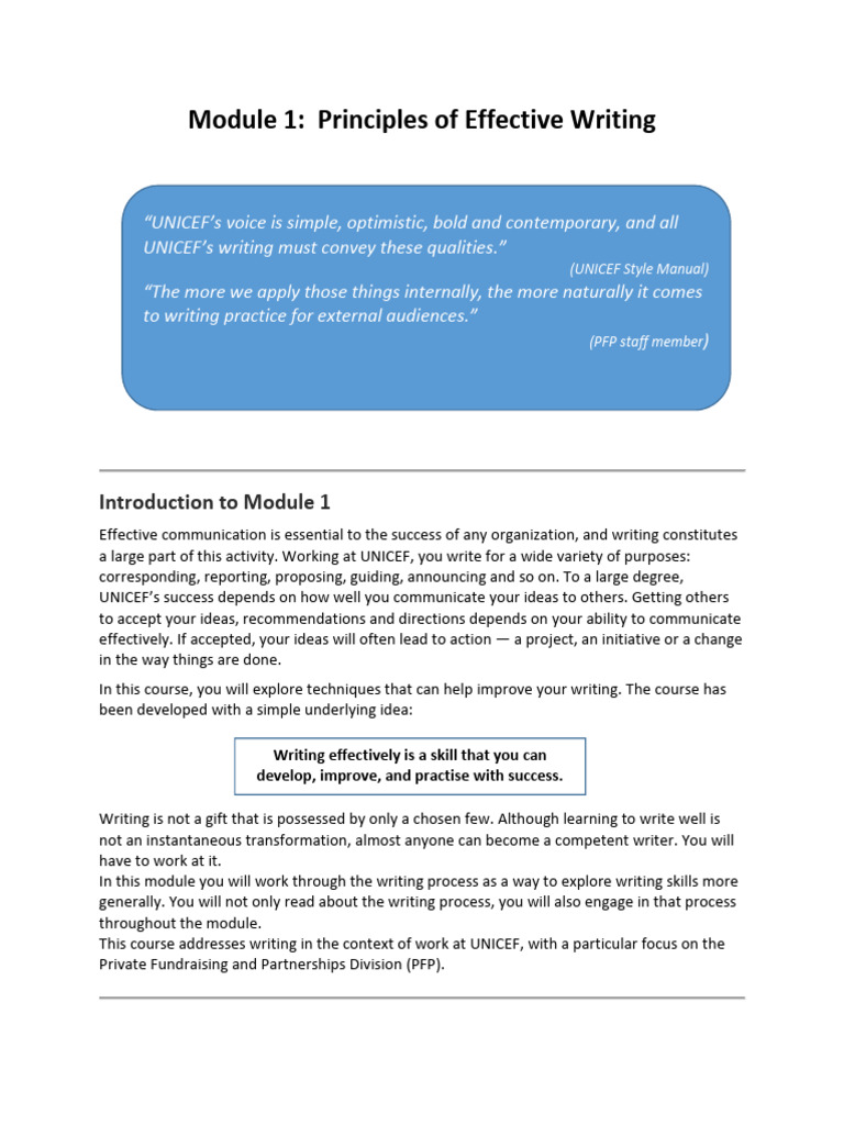 Module1 Printable | PDF | Editing | Paragraph