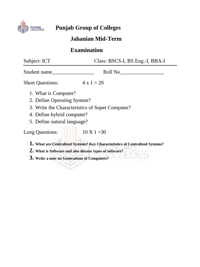 Paper Ict PCJ | PDF