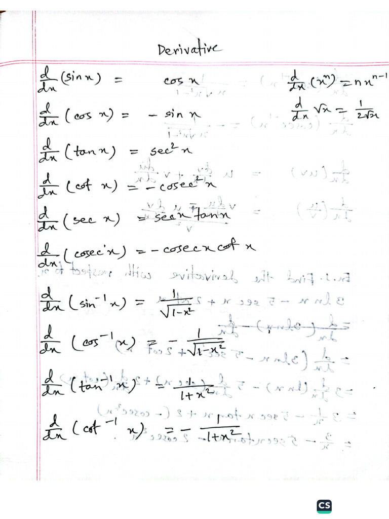 Derivative | PDF