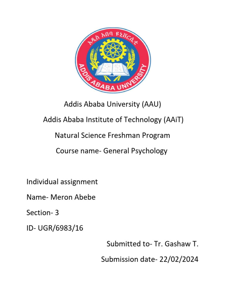 AAU Assignment | PDF
