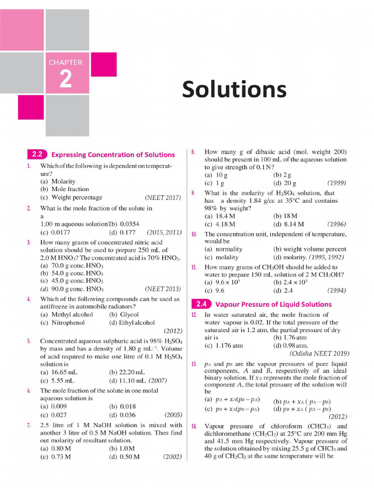 Solution Questions | PDF