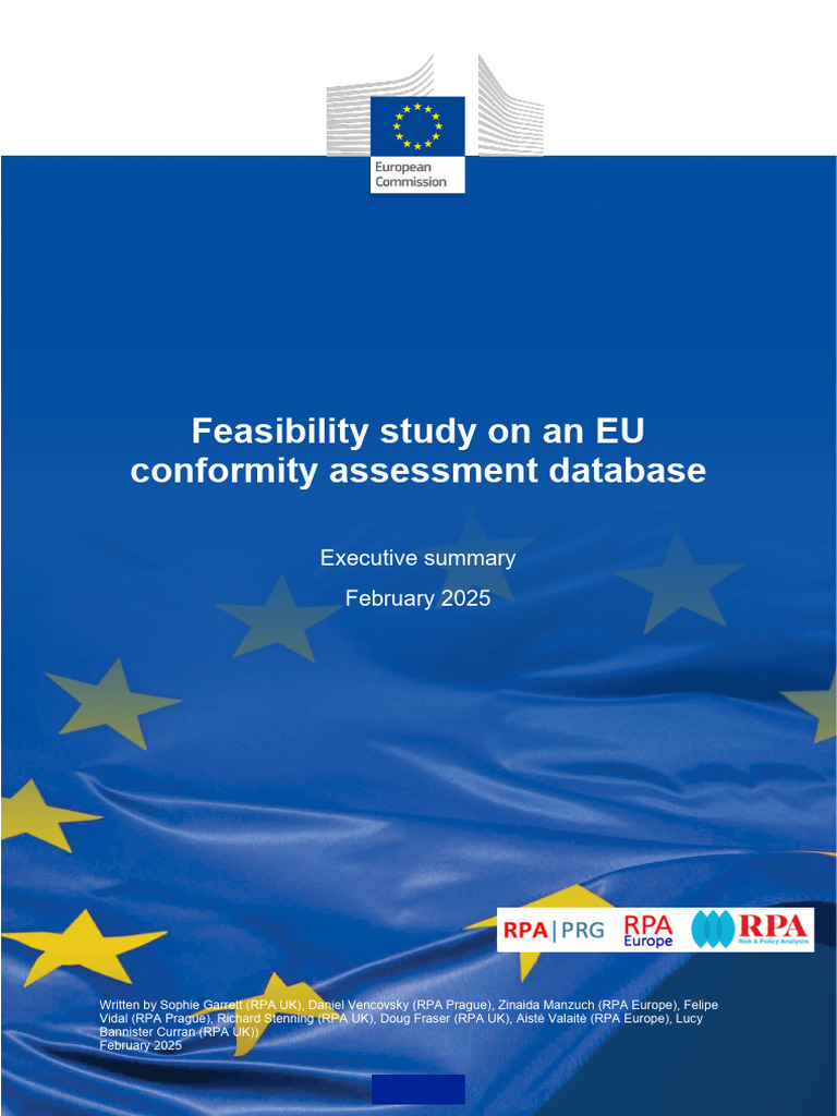 Feasibility of Digitalizing Conformity Assessment-ET0124026ENN | PDF ...