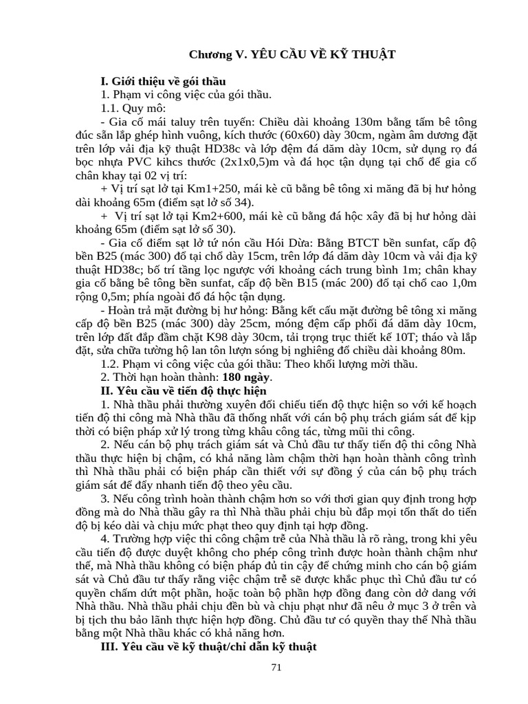 2021 06 Chuong V Yeu Cau Ky Thuat R TD | PDF