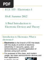 Slides - Topic 2 - Introduction To Electronics