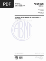 NBR 15751 - SISTEMA DE ATERRAMENTO DE SUBESTAÇÕES