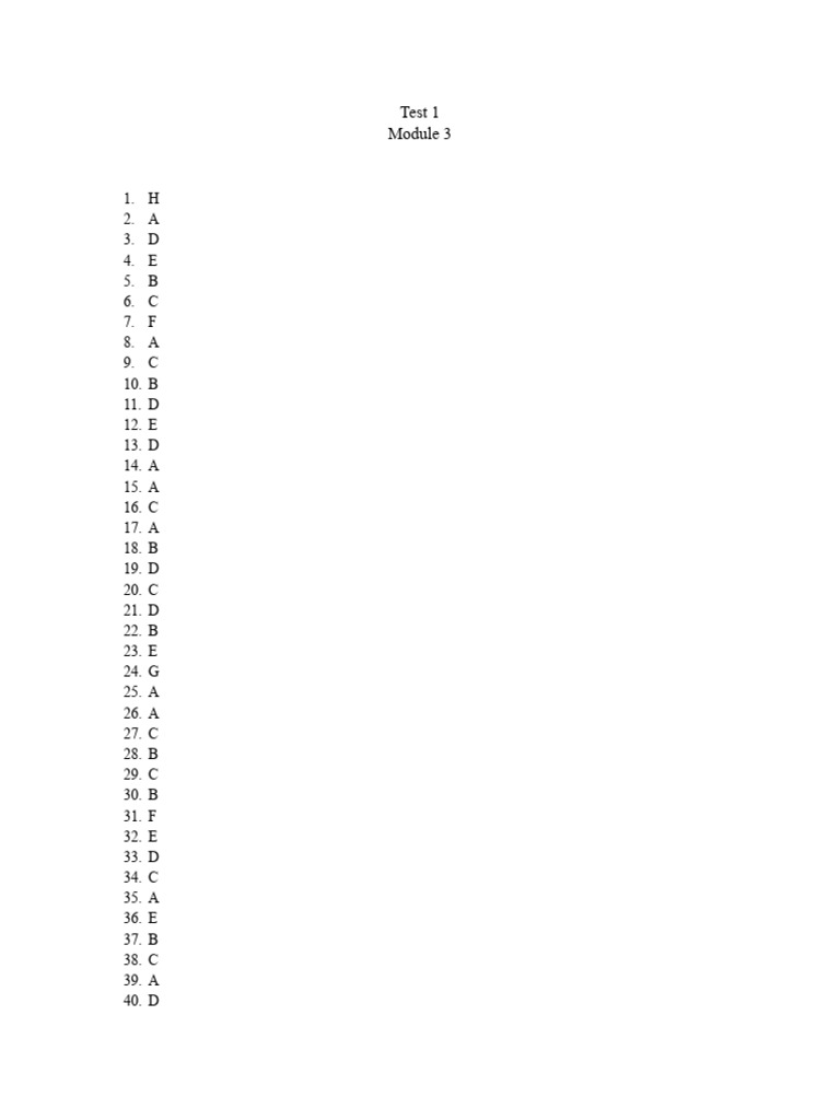TKT Test Keys | PDF