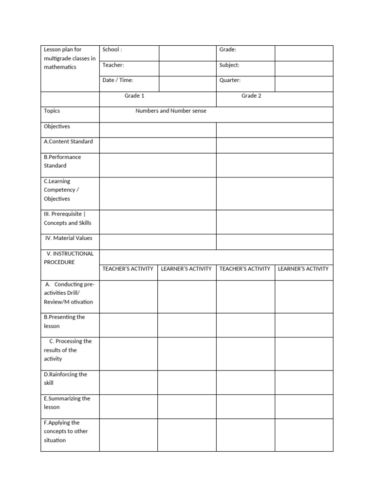 Lesson Plan For WPS Office 2 | PDF