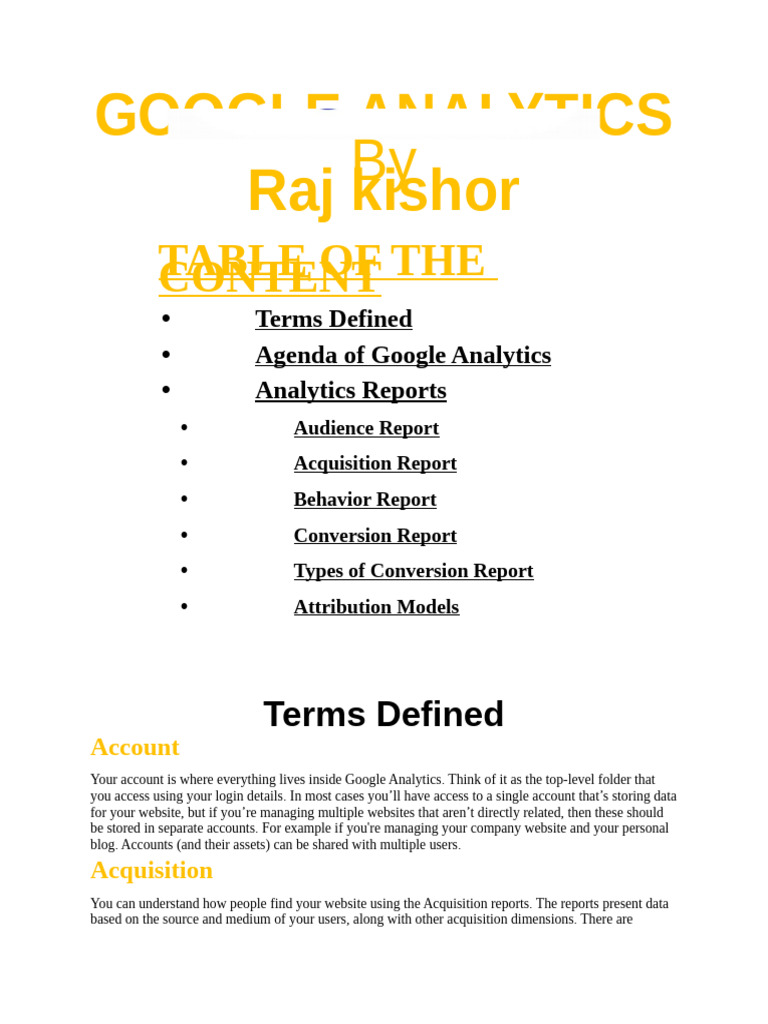 Google Analytics Research Paper (Universal Analytics) | PDF | Http ...