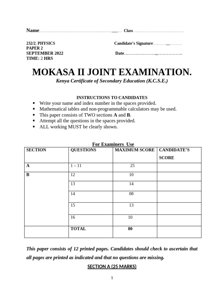 Physics Pp2 | PDF | Photoelectric Effect | Physical Phenomena