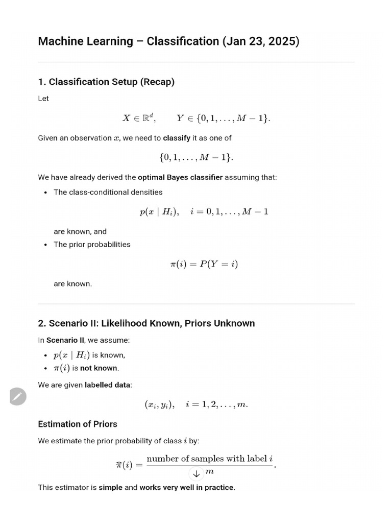Lecture4 Classification Generative Discriminative | PDF