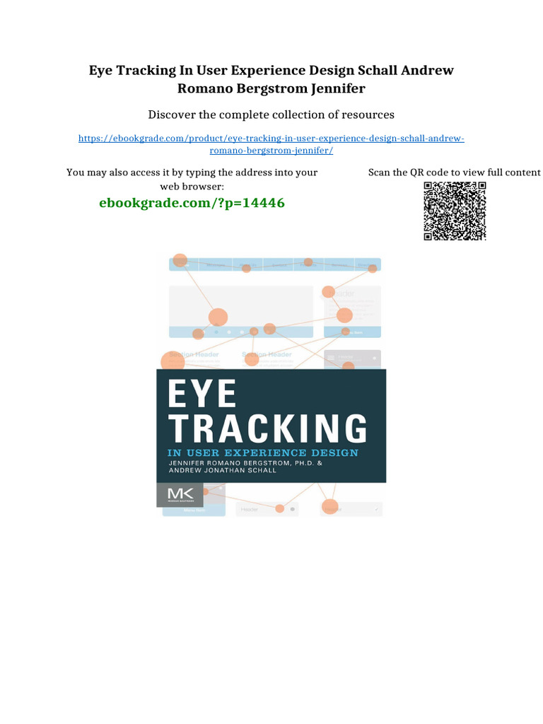 Eye Tracking in User Experience Design Schall Andrew Romano Bergstrom ...