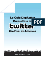 Guia de Twitter Para Usos de Activismo