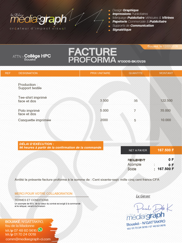 Proforma HPC | PDF