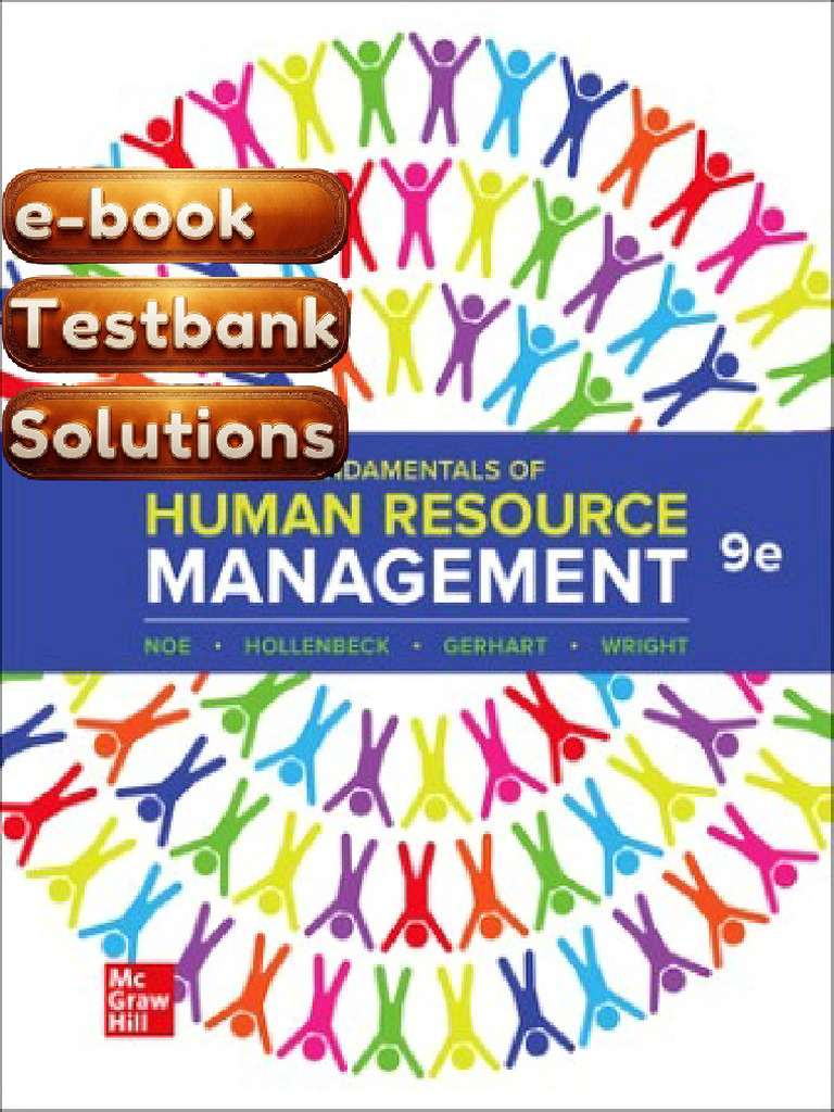 Solution Manual PDF Fundamentals of Human Resource Management 9th ...