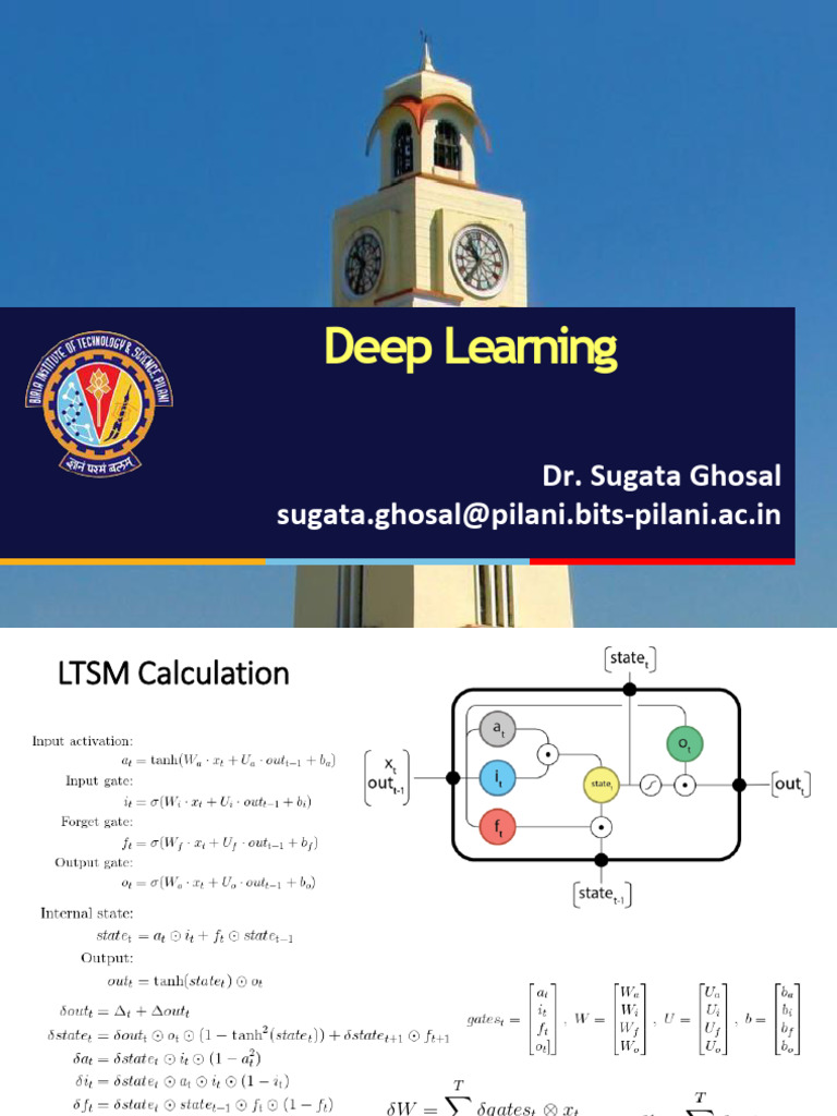 DSE 2021-22 2nd Sem DL Session 13 | PDF | Machine Learning | Algorithms