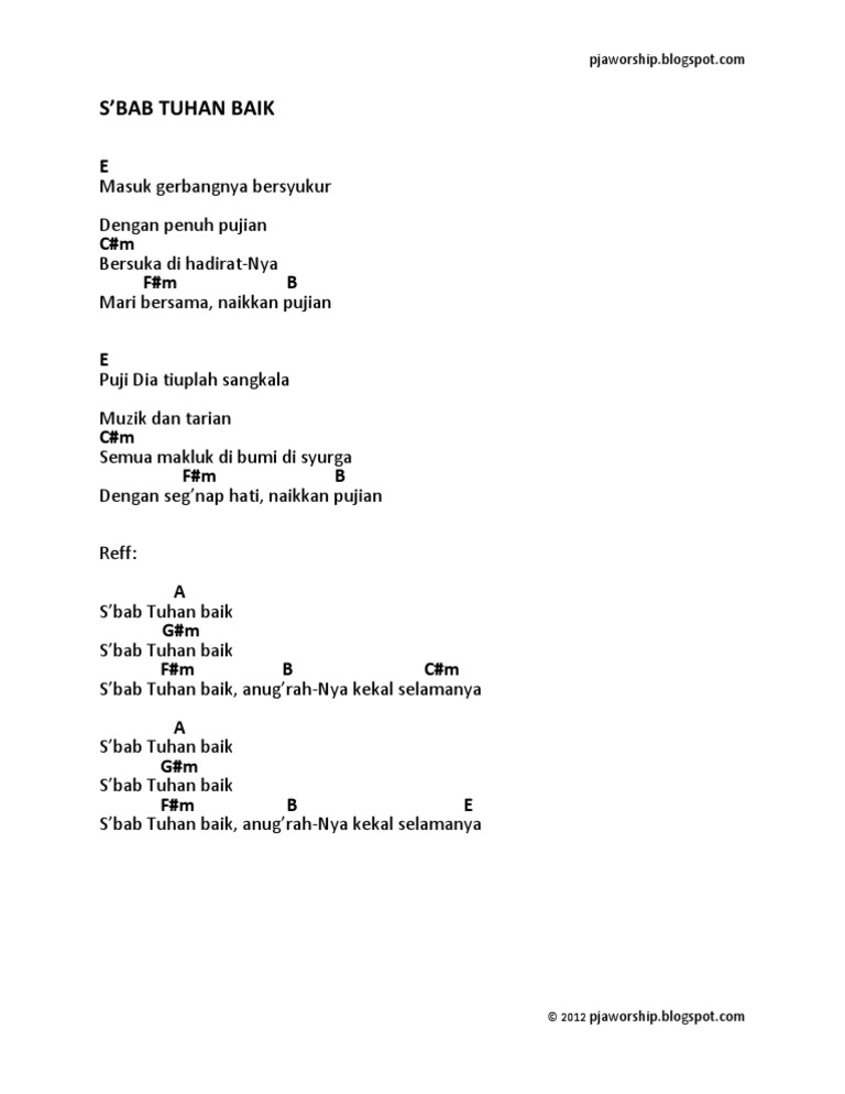 S Bab Tuhan Baik