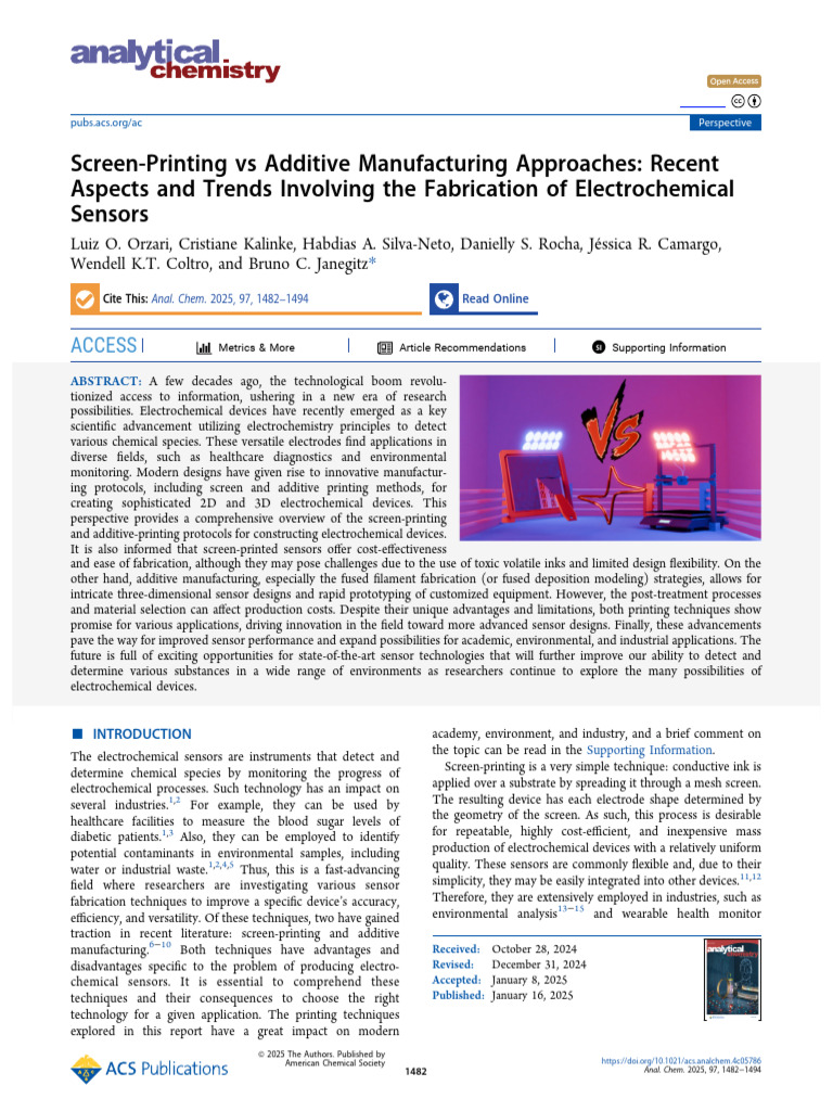 Screen-Printing Vs Additive Manufacturing Approaches Recent Aspects and ...