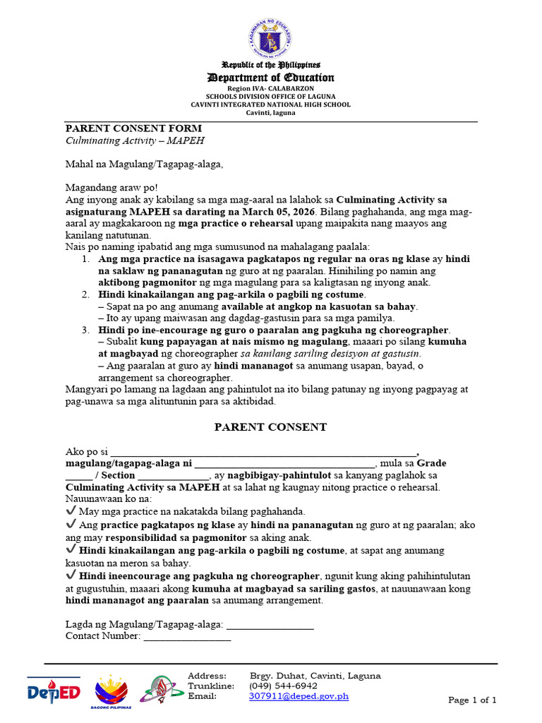 Culminating Mapeh | PDF