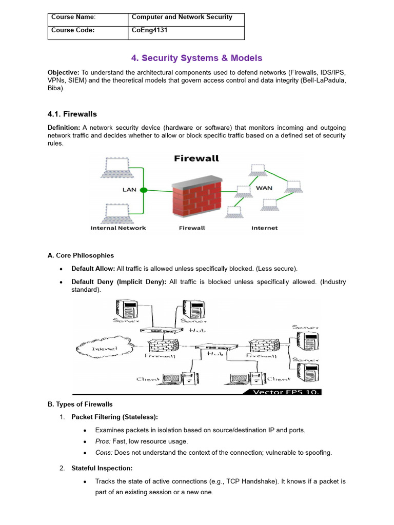 Security Systems & Models | PDF | Virtual Private Network | Computer ...