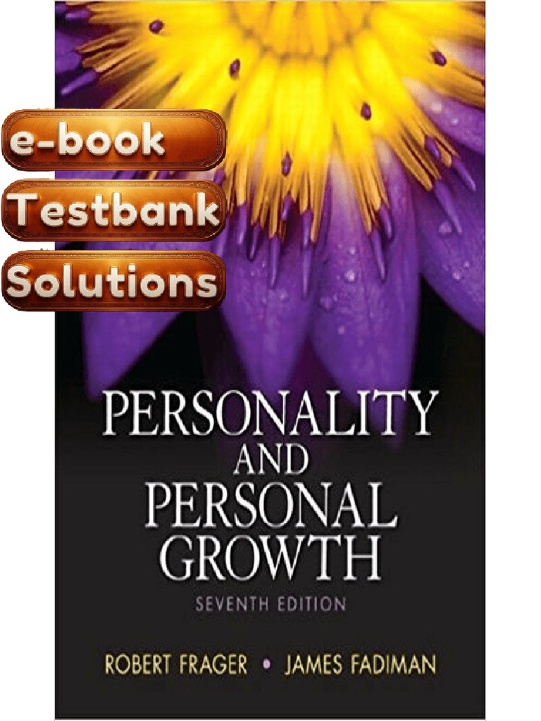 The Complete Personality and Personal Growth 7th Edition Textbook by ...