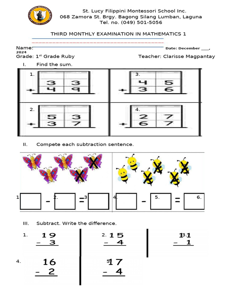 3 RD MONTHLYG1 | PDF