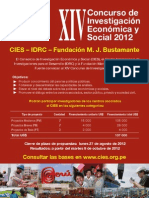 Concurso Anual de Investigación CIES 2011