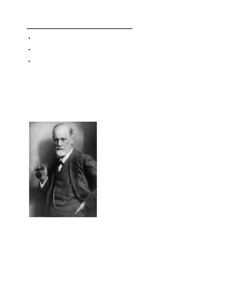 Freud - Psychoanalytic Theory | PDF | Sigmund Freud | Unconscious Mind