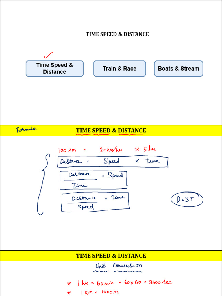 TSD LWD | PDF | Speed | Rates