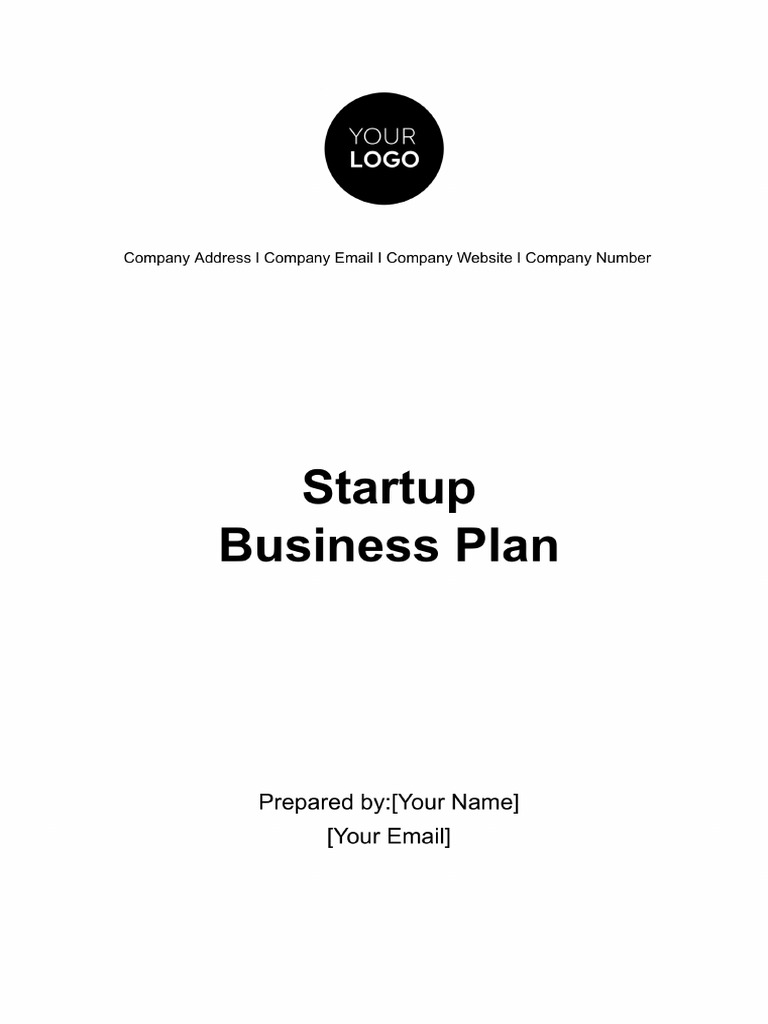 Startup Business Plan Template | PDF