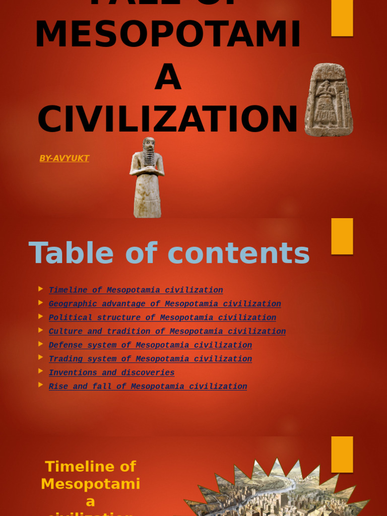 Rise and Fall of Mesopotamia Civilization | PDF | Mesopotamia | Sumer