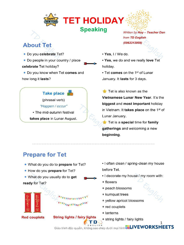 Speaking Unit 6 | PDF