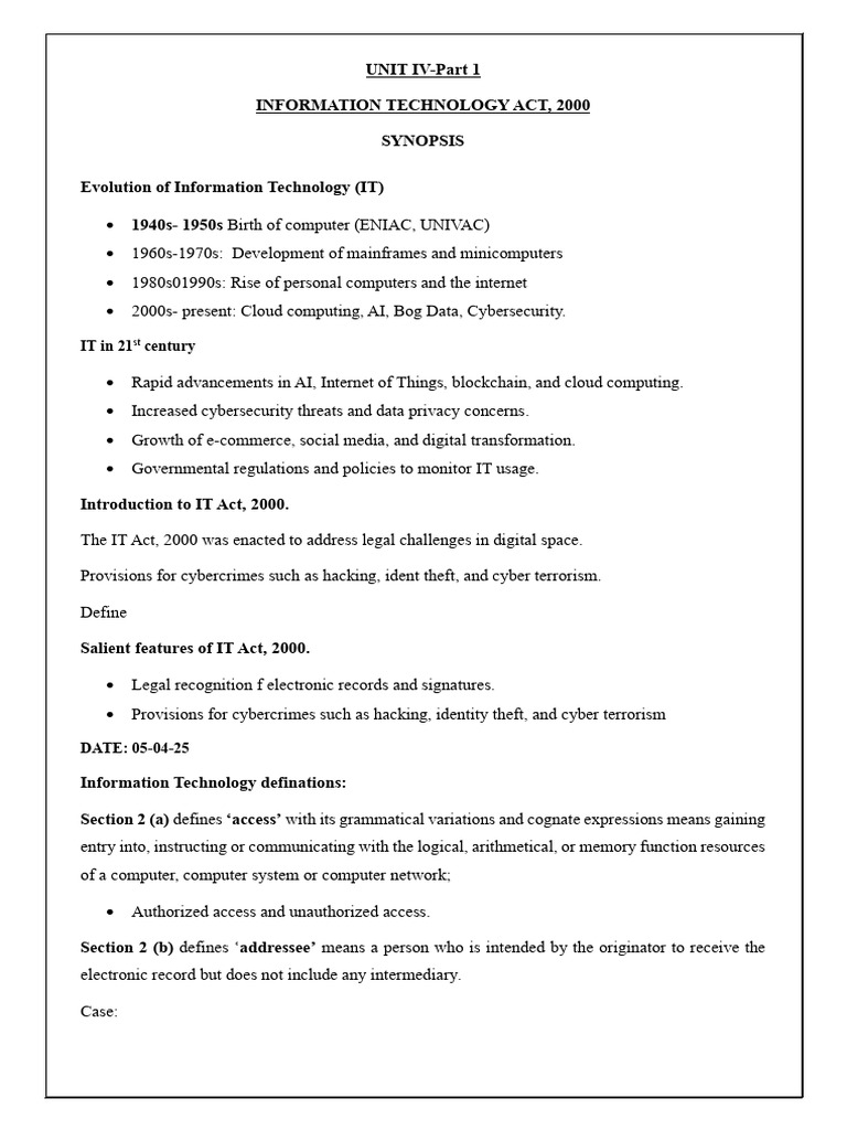 RTI UNIT IV Part 1 | PDF | Computer Data Storage | Public Key Cryptography