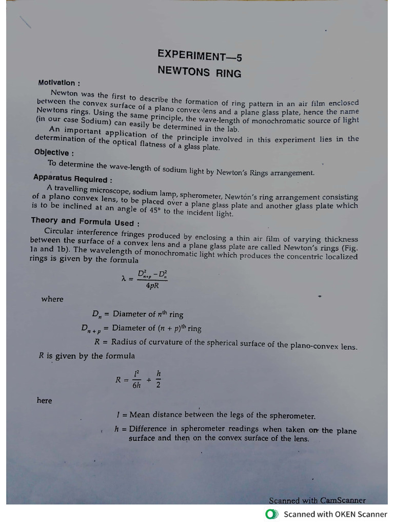 Lab Phy Prac 1 | PDF