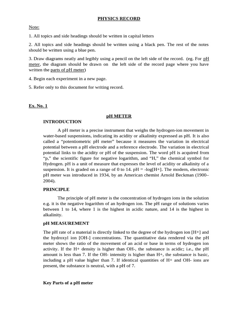 Physics Record Notes MLT All Expts | PDF | Angular Resolution | Ph
