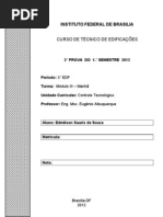 2ª Prova Controle tecnologico 2012