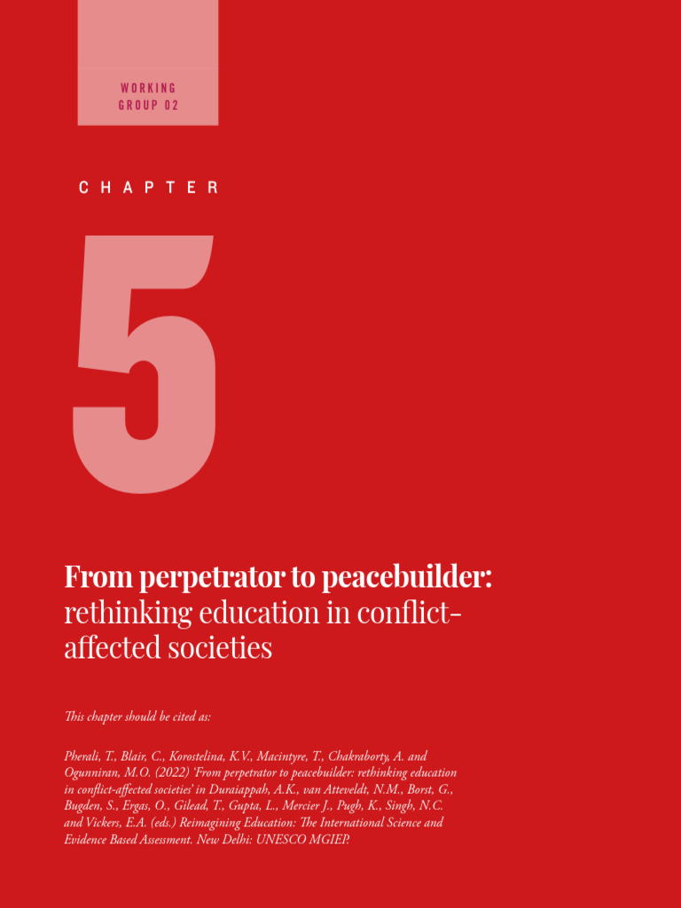 Pherali. From Perpetrator To Peacebuilder | PDF | Refugee