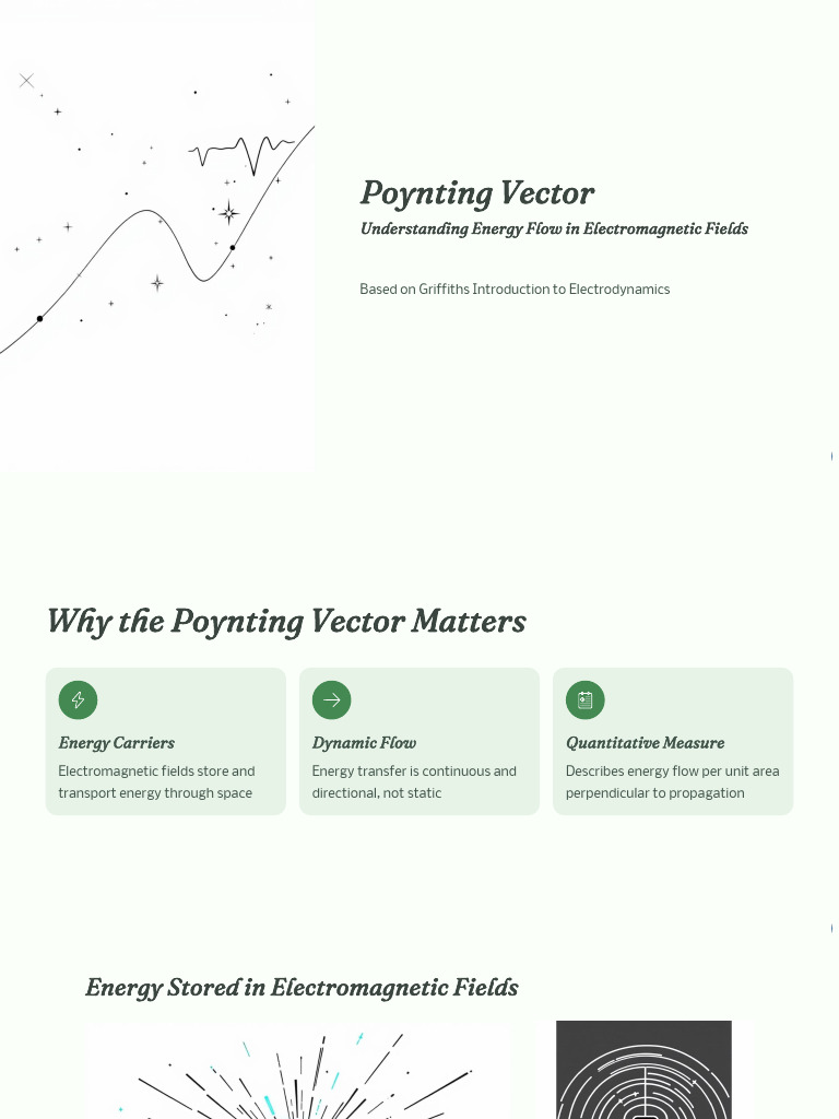 Poynting Vector | PDF | Waves | Electromagnetic Radiation