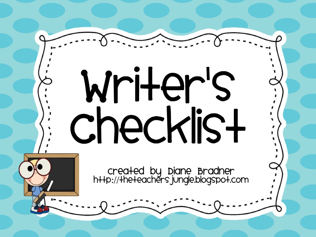 Writer's Checklist PDF Notation Art Media