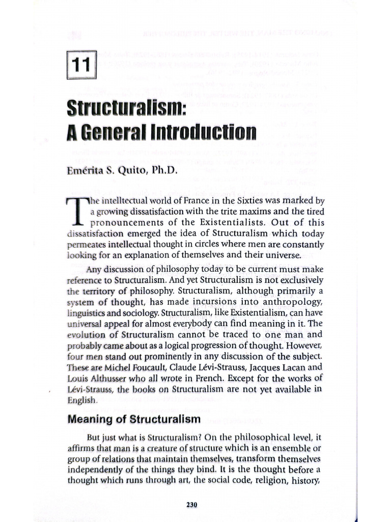 Structuralism | PDF