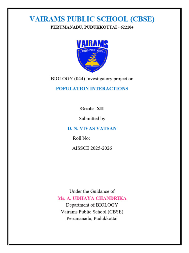BIO-CHE-PHY LAB - Project Front Page-1 | PDF | Gratitude