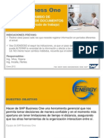 SAP Business One - Manual de Cambio de Numeración de Documentos
