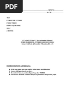 KCSE 2025 Computer Studies Paper 1 | PDF | Computing