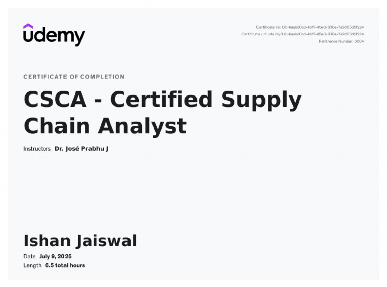 Supply Chain Analysis | PDF