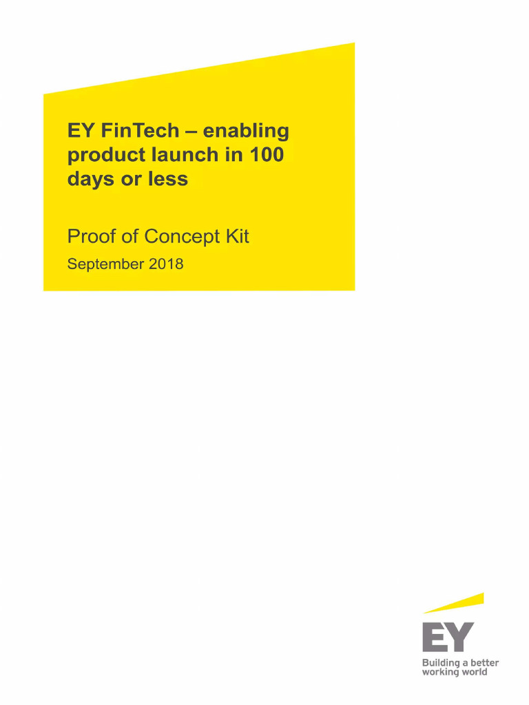 EY - FinTech - Proof of Concept Kit - Operations | PDF
