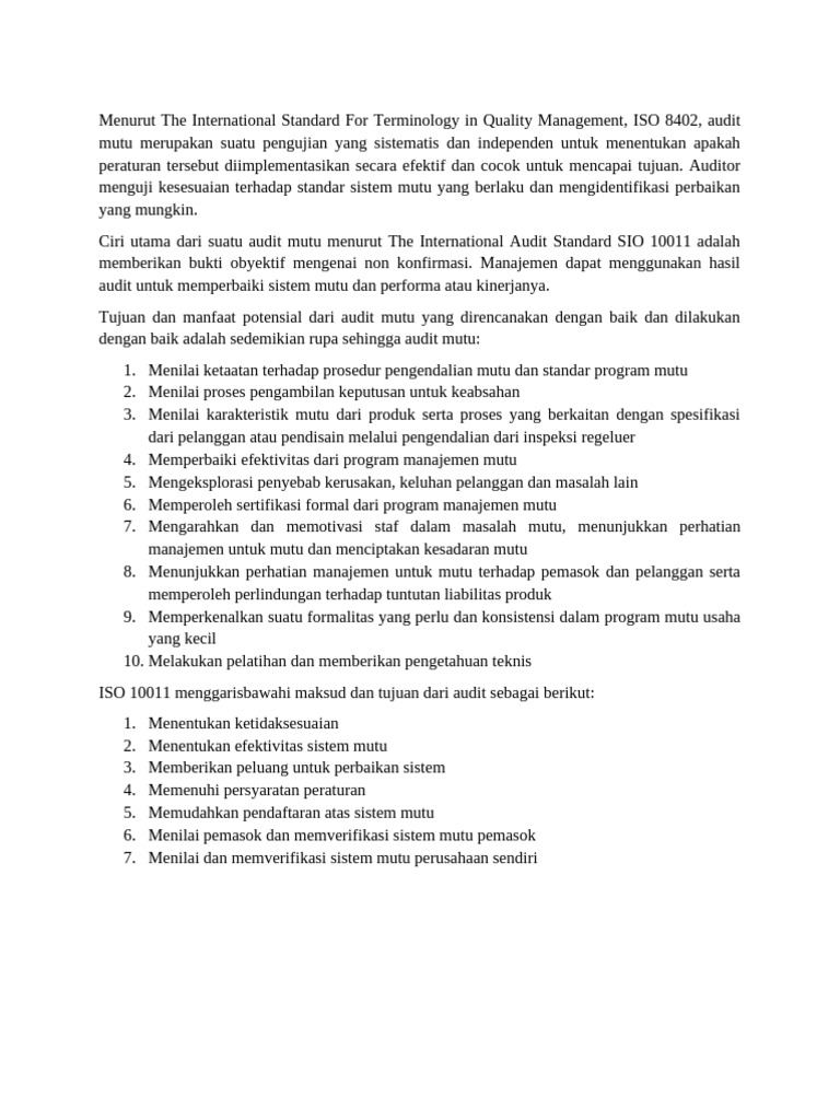 Tanggapan Auditb Manajemen 7 | PDF