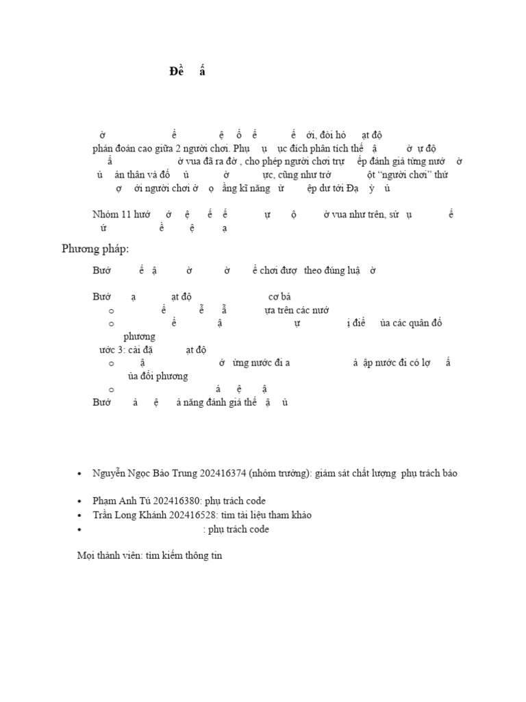 Đề xuất project G11 | PDF