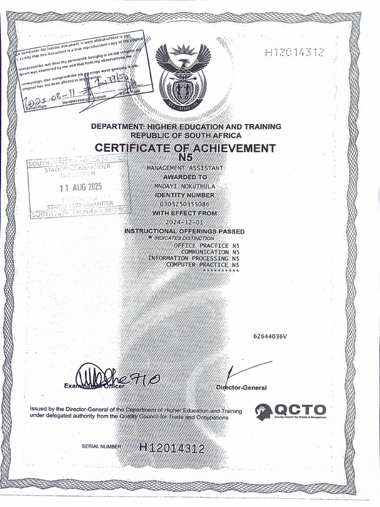 Certificate | PDF
