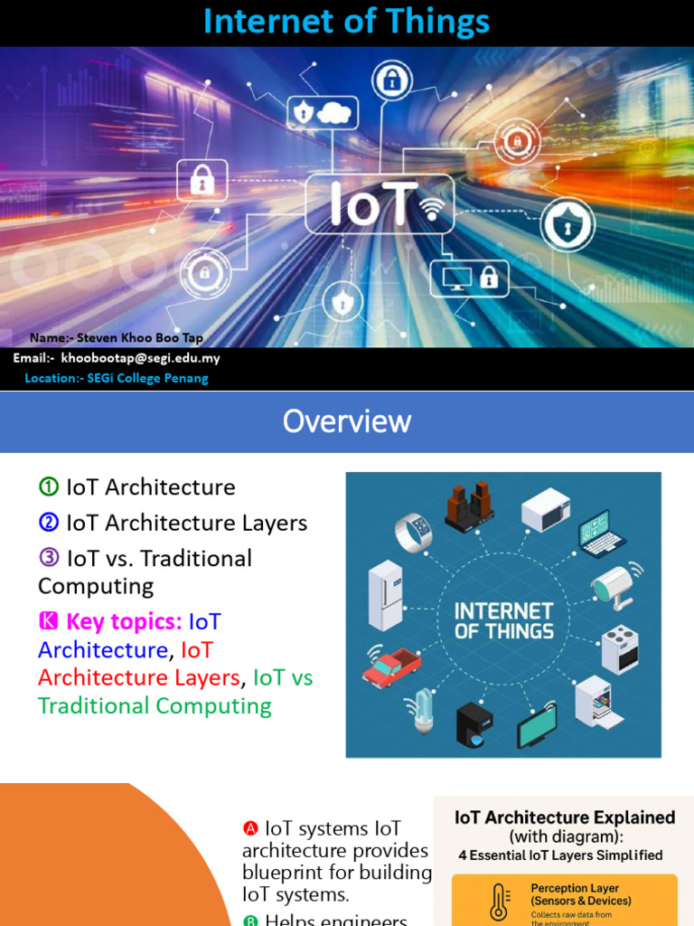 Chapter 2 - IoT Architecture | PDF | Internet Of Things | Security