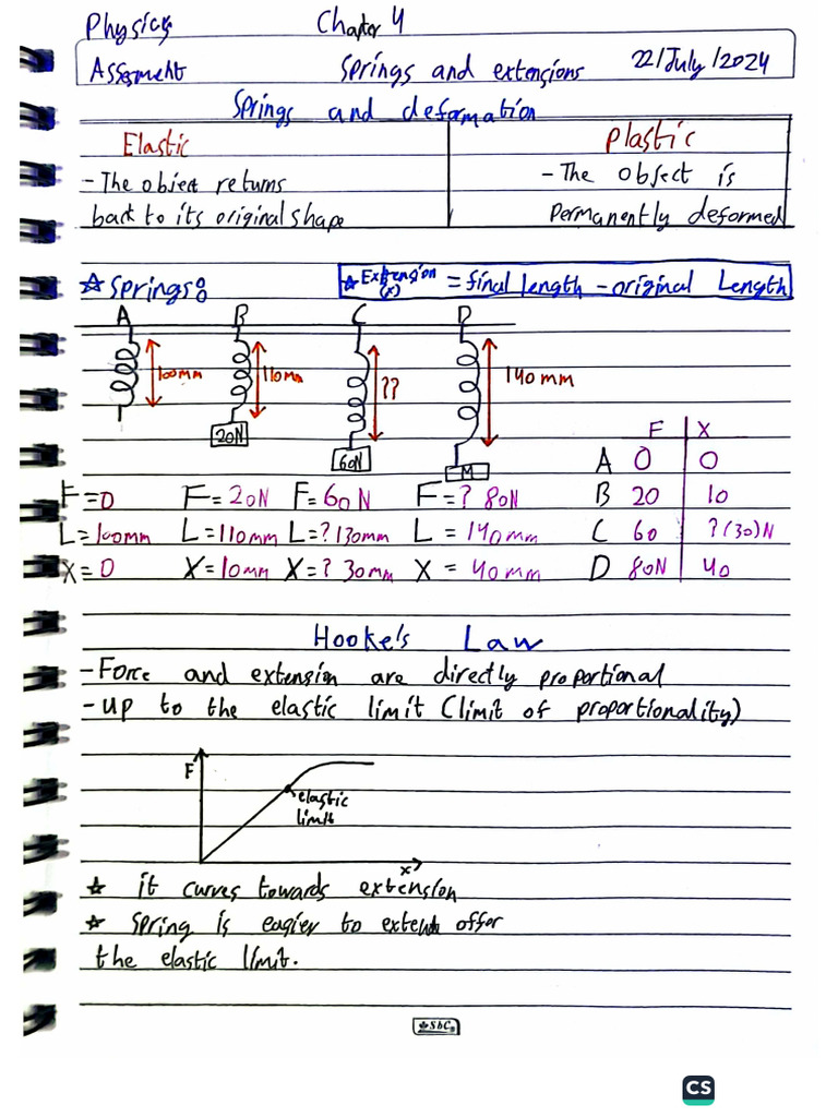 10th Assignment Ch4 Notes p4 1-4 | PDF
